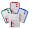 Charles Leonard 8.5" x 11" Assorted Magnetic Dry-Erase Boards, 4ct.